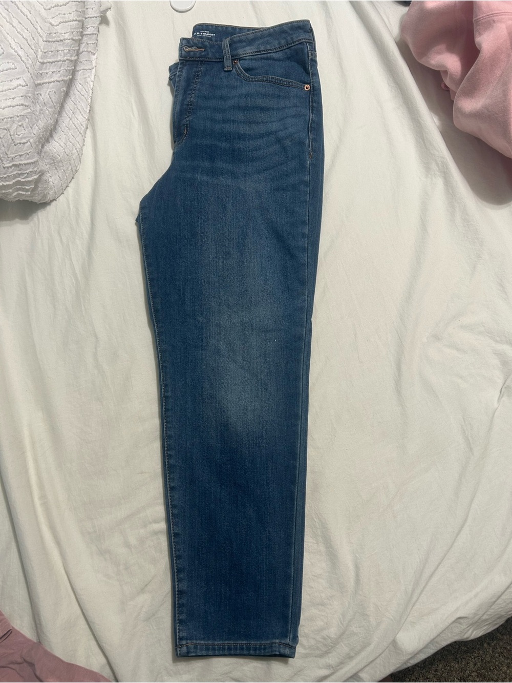 Old Navy Women's Dark Wash Straight-Leg Jeans